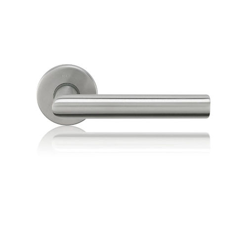 Door handle - LUSY FROM M&T 1997, a.s. - Block95 Wooden Doors And Windows - steel / contemporary / home