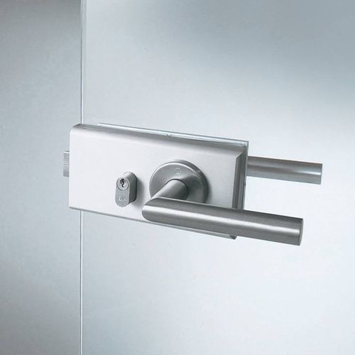 Glass door handle MC5 DIVILUX metal / contemporary / commercial