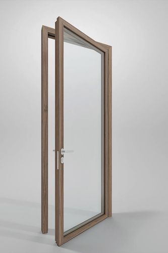 Interior door - DOUBLE - DIVILUX - oak / walnut / swing