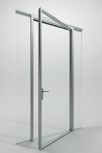 Interior door - SINGLE - DIVILUX - glass / swing / contemporary