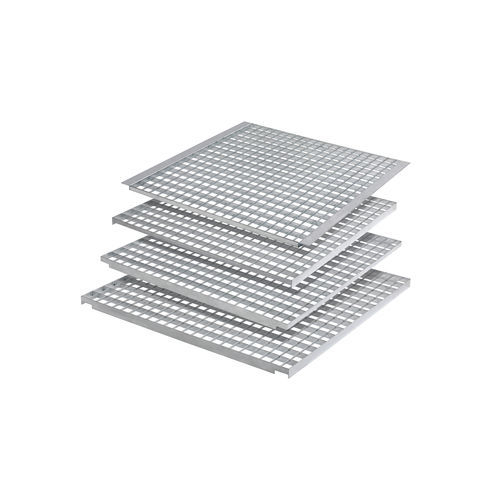 Steel grating - PRESS-LOCKED - JK TECHNIC - for industrial flooring / electro-forged