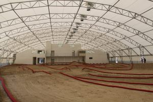 Metal frame tensile structure - MULTI USE ARENAS - Favaretti - roof / for public space / for stadium