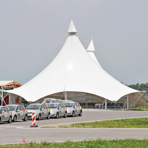 PVC architectural membrane - ArTech - for tensile structures / fire-retardant / water-repellent