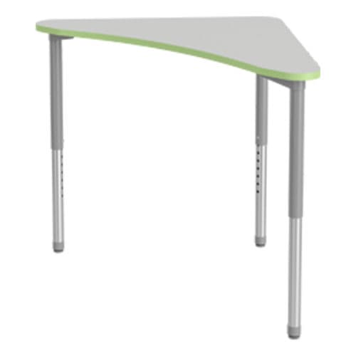 Contemporary classroom table - SWOOP - artcobell - laminate / metal base / triangular