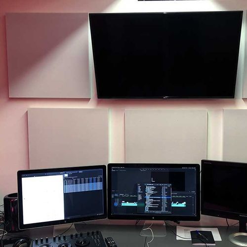 Ceiling acoustic panel - BASMEL SIDECOVER® - Jocavi - Acoustic Panels, Lda - for wall / fabric / melanine foam