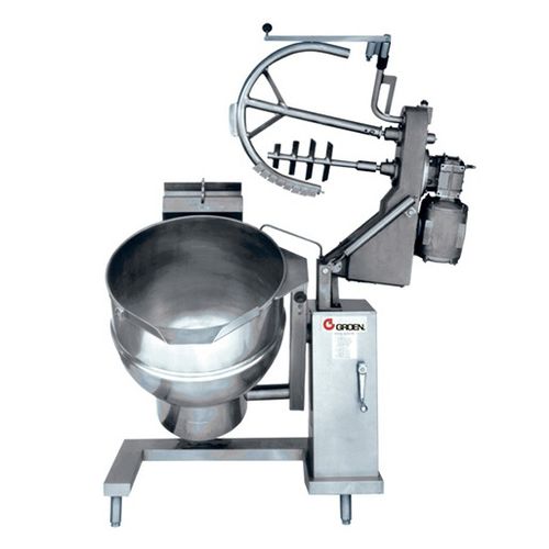 Electric boiling pan - DEE - GROEN - steam / mixer / floor-mounted