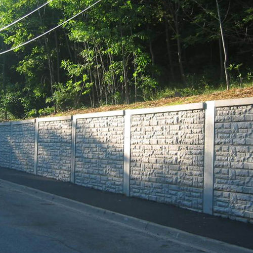 Reinforced concrete retaining wall - DURISOL NARROW FOOTPRINT SYSTEM ...