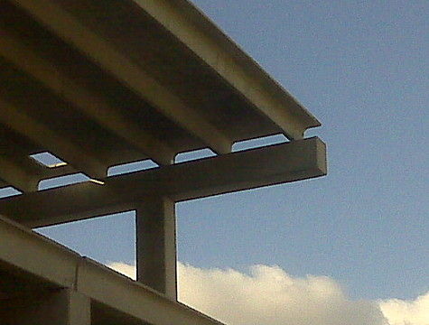 Flat beam - Planas - prestressed concrete / double T / roof