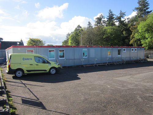 Construction site container building - SCOTLAND - Containex - for public use / locker room / galvanised steel