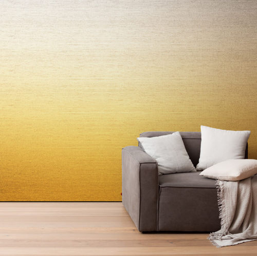 Contemporary wallpaper - MICA - CALICO WALLPAPER - plain / brown / fire-retardant