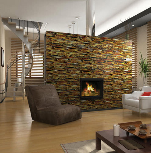 Glass mosaic tile - SERENADE - Daltile - polished / indoor / living room
