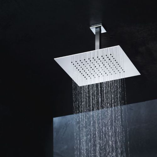 Ceiling-mounted shower head - SF089 A - AQUAelite® - square / rain / waterfall