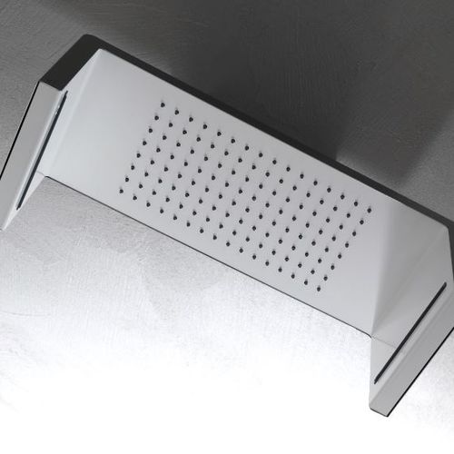 Wall-mounted shower head - AQUAelite® - rectangular / waterfall