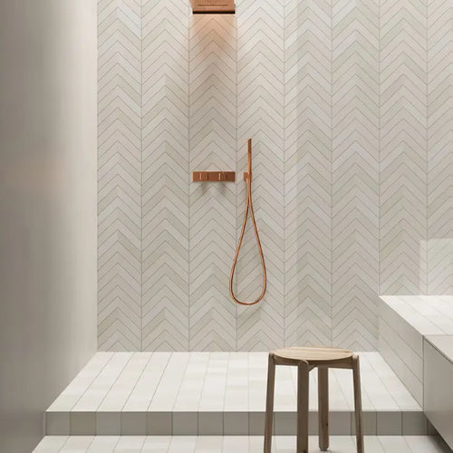 Wall-mounted shower set - SD002 A - AQUAELITE - contemporary / with hand shower