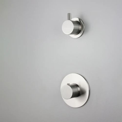 Mechanical thermostatic valve - RU730 E - AQUAelite® - manual / for shower / recessed wall