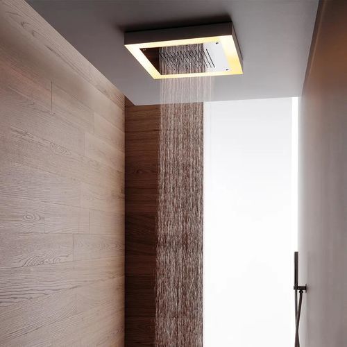 Surface-mounted shower head - SF129 B - AQUAelite® - recessed ceiling / ceiling-mounted / square