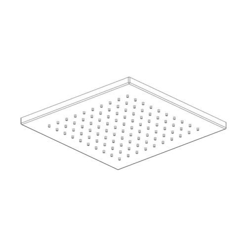 Ceiling-mounted shower head - a supp - AQUAelite® - recessed ceiling / square / rain