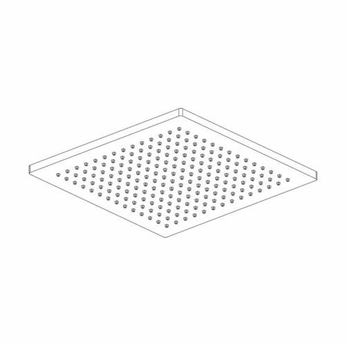 Recessed ceiling shower head - a supp - AQUAelite® - square / rain / for hotel
