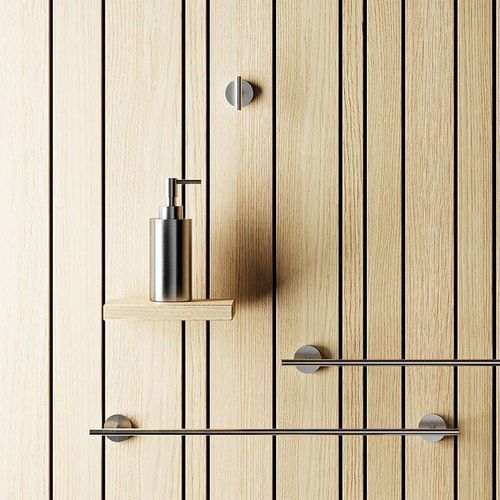 Stainless steel 316L toilet brush holder - AB103 A - AQUAelite® - wall-mounted / satin / not specified