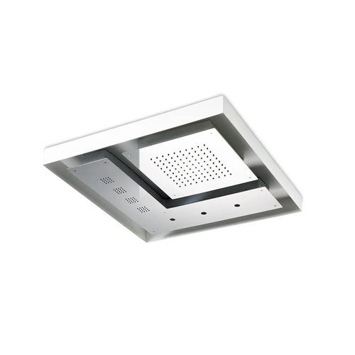 Ceiling-mounted shower head - SF133 B - AQUAelite® - recessed / surface-mounted / square