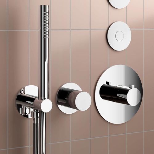 Mechanical thermostatic valve - RU150 A - AQUAelite® - manual / for shower / 2-way