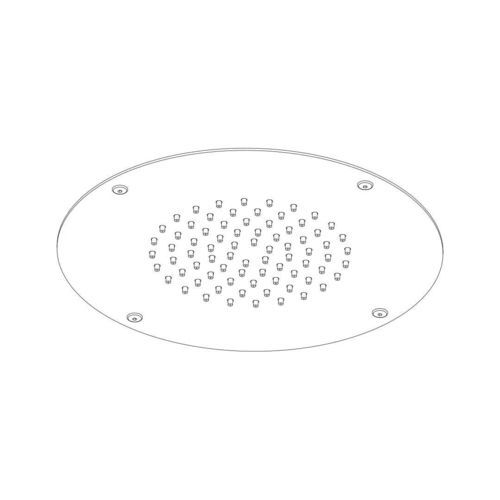 Recessed ceiling shower head - SF054 A - AQUAELITE - round / rain / commercial
