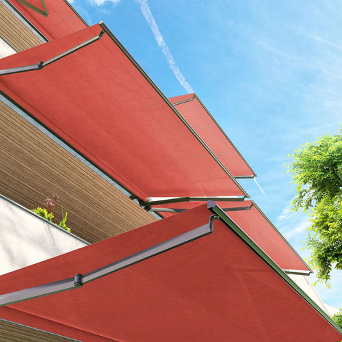 Foldingarm awning AZUR STOBAG semibox / motorized / manual