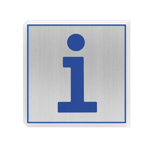Aluminum door pictogram - 20‐2554 - Telecom Behnke GmbH - orientation