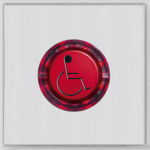 Aluminum door pictogram - 20-2051 rot - Telecom Behnke GmbH - handrail / orientation / luminous