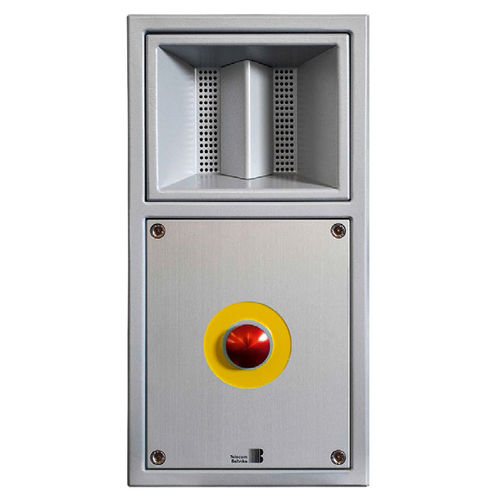 Stainless steel audio door intercom - SPL 1 - Telecom Behnke GmbH - exterior / interior / 1 button