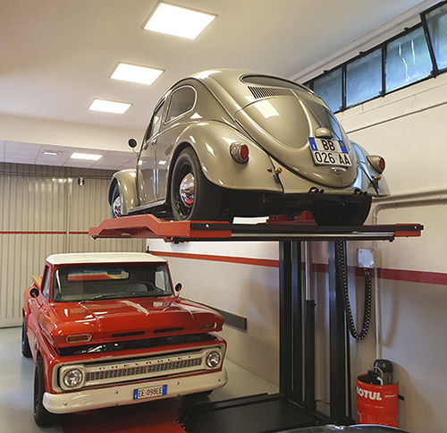 Mechanical car elevator - BOX M - Green Park srl - garage / column type / interior