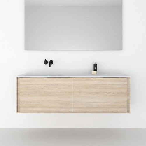 Double washbasin cabinet - 160 SUSP INT M 4C - CODIS - wall-hung ...