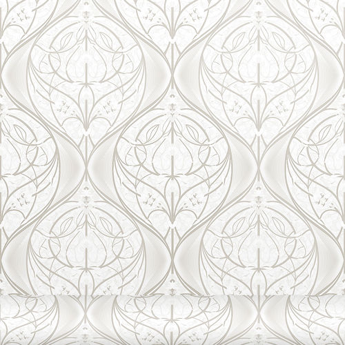 Contemporary wallpaper - ALCINA - Equipo DRT - patterned / fabric look / blue