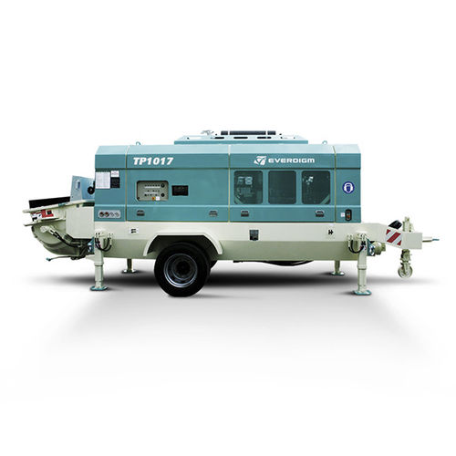Trailer-mounted concrete pump - ETP1017 - Everdigm Corp