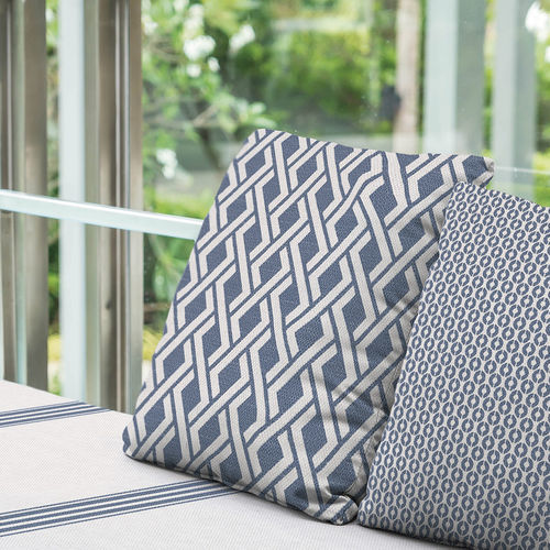 Upholstery fabric - NEPAL - COMERSAN, S.A - geometric pattern / polyester / PVC