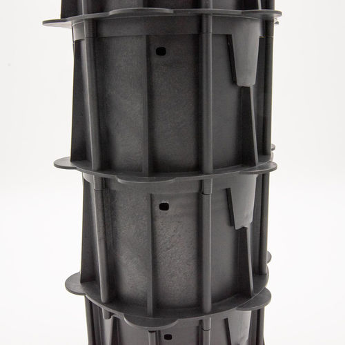 Polypropylene raised floor pedestal - EXTENSION FOR MEGAMART S - IMPERTEK Srl - adjustable / outdoor / recyclable