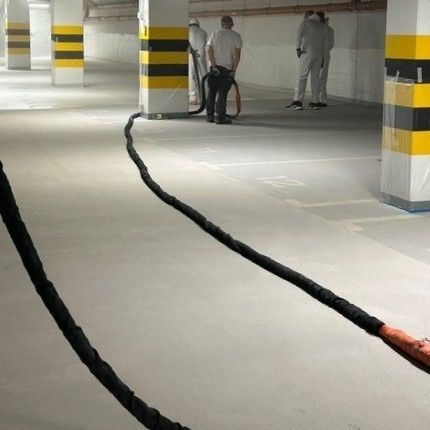 Resin flooring - RAYSTON D40 FR - KRYPTON CHEMICAL, S.L. - indoor / for parking lot / industrial
