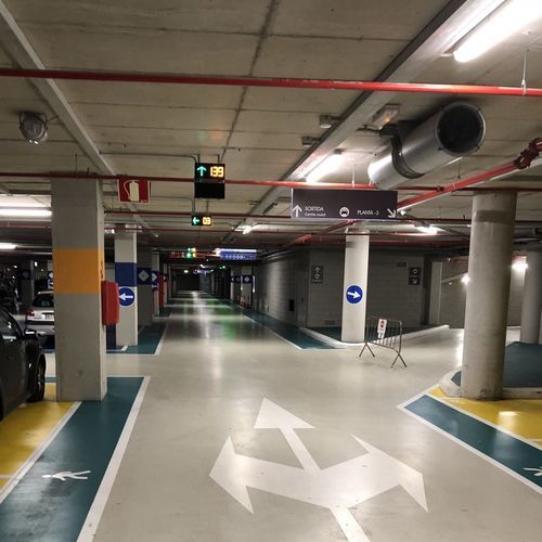 Epoxy flooring - EP AQUACOAT - KRYPTON CHEMICAL, S.L. - for indoor use / for parking lot / industrial