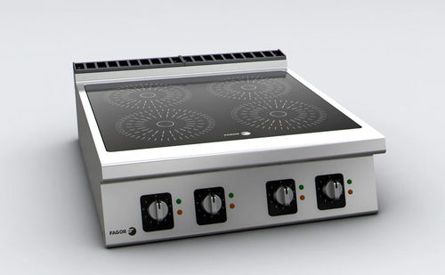 Induction cooktop - C-I925 & C-I945	 - FAGOR INDUSTRIAL - 2 burner / countertop / with knobs