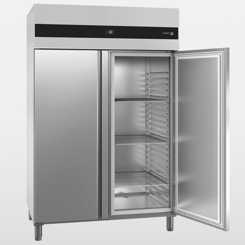 Upright refrigerated display case - CONCEPT - FAGOR INDUSTRIAL - for commercial kitchen / metal / with hinged door
