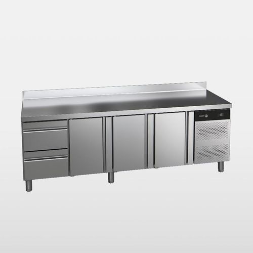 Commercial freezer - SNACK - 600 DEPTH - FAGOR INDUSTRIAL - undercounter / stainless steel