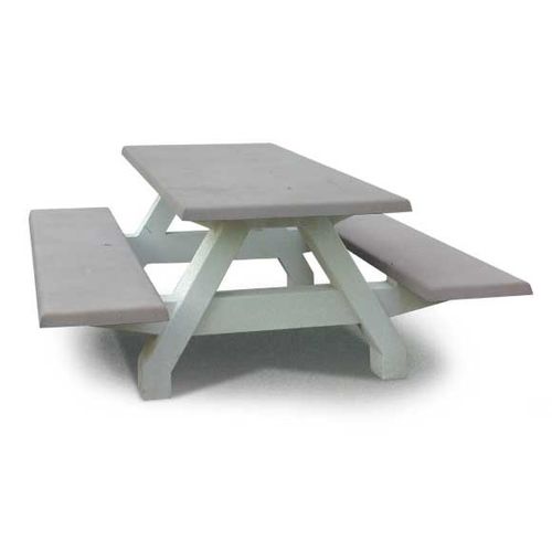 Contemporary picnic table - ACCUEIL - ALKERN - concrete / concrete base / rectangular