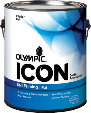 Decorative paint - OLYMPIC® ICON™  - OLYMPIC - for indoor use / for wall / acrylic