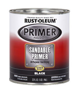 Metal primer - SANDABLE  - RUST-OLEUM - oil-based / anti-rust