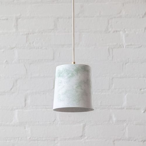 Pendant lamp - Jute - VIJ5 - porcelain / plaster / minimalist design