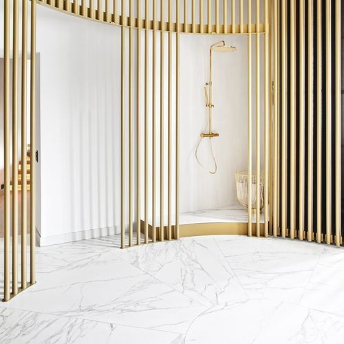 Cover decorative panel - Calacatta  - NEOLITH - wall-mounted / for interior / scratch-resistant