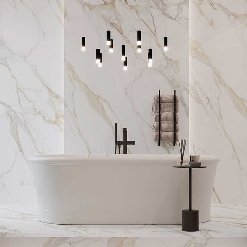 Cover decorative panel - Calacatta Roma - NEOLITH - wall-mounted / for furniture / for kitchen