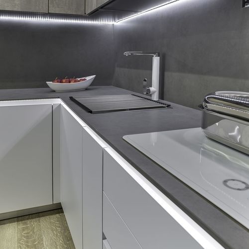 Cover decorative panel - Pietra di Piombo - NEOLITH - for interior / scratch-resistant / UV-resistant