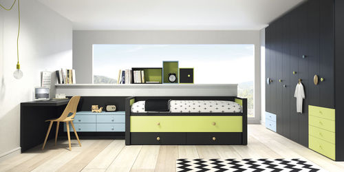 Wooden children's bedroom furniture set - EDIMBURGO COMPOSITION - Lagrama - unisex