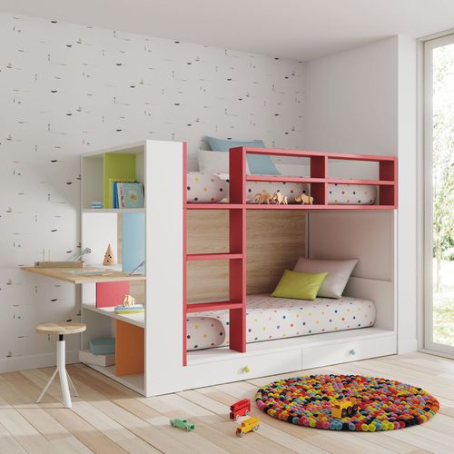 Bunk bed - TURÍN 2 - Lagrama - single / contemporary / child's